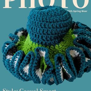 Handcrafted Teal and Green Crochet Hat